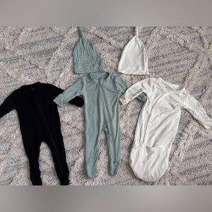 Kyte baby Preemie bundle - footies, bundler, hats